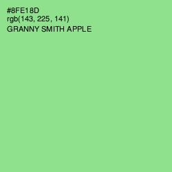 #8FE18D - Granny Smith Apple Color Image